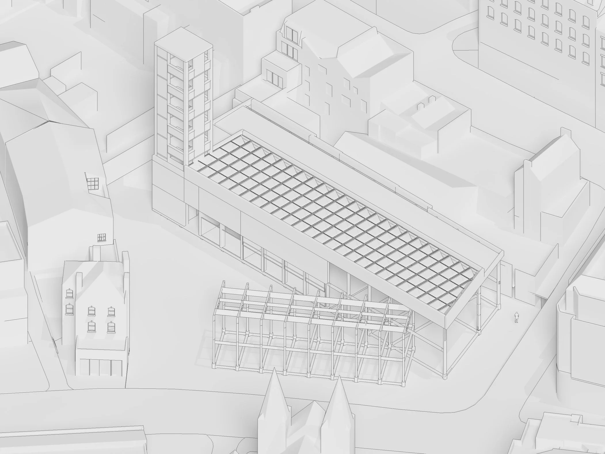 COMMUNITY CENTRE FRAME CONSTRUCTED