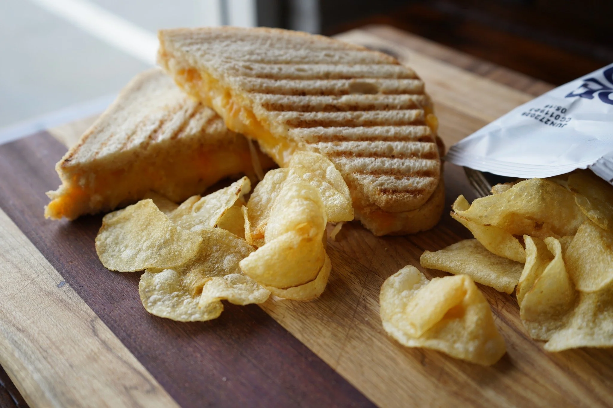 A grilled cheese hot off the press - crispy on the outside, warm and melty on the inside, it just hits every time. No extras, no overthinking it. Just good bread, quality ingredients, and the kind of flavor that doesn&rsquo;t need explaining.

Someti