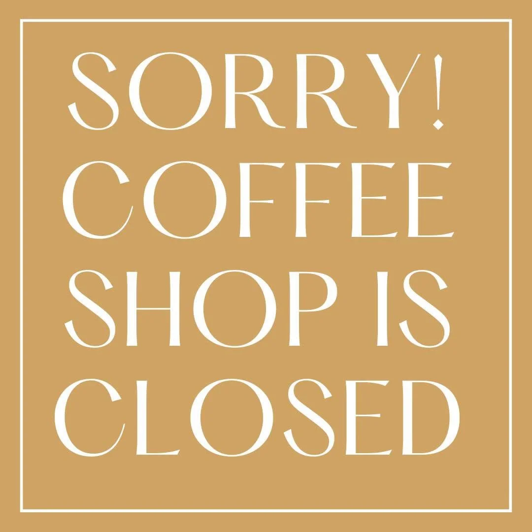 Sorry folks! The Coffee Shop will be closed for a couple of days. The deli and store are OPEN. Thank you for your support and patience! Check back for updates.