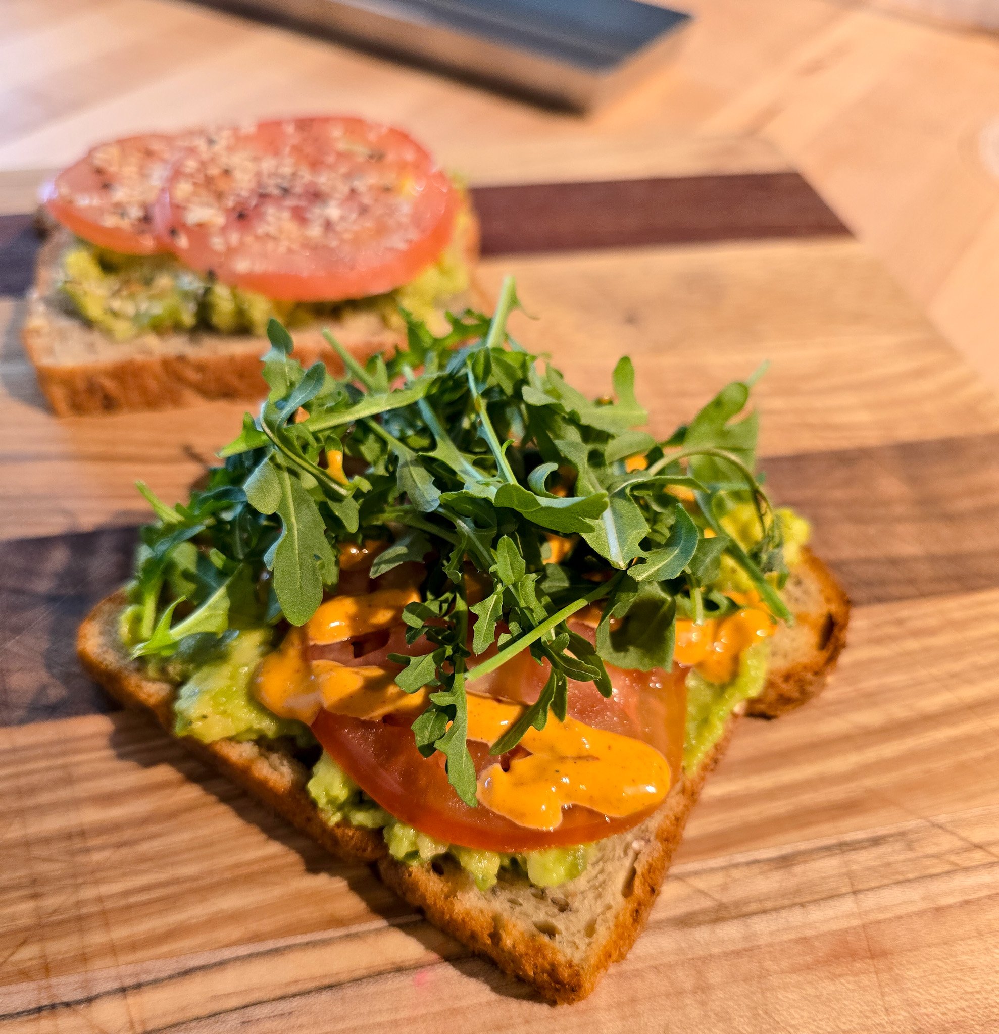 Breakfast Special Alert! 🥑

Start your morning with Avocado Toast, available now through Sunday!

Fresh avocado, juicy tomato, and chipotle mayo spread, all served on hearty multigrain bread. Simple, fresh, and packed with flavor.