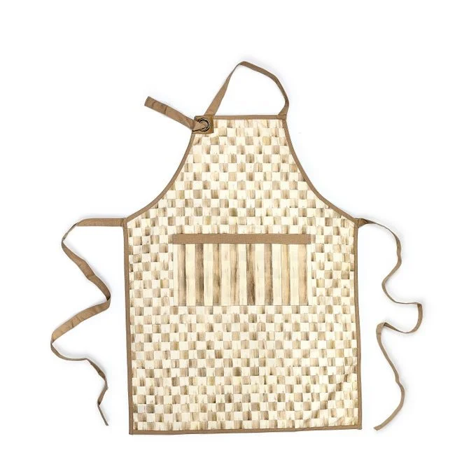 MacKenzie-Childs Mocha Check Apron