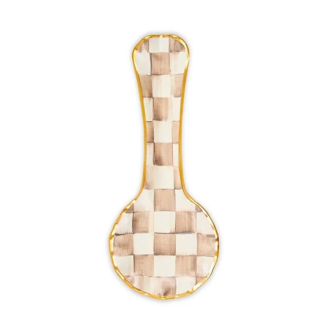 Mocha Check Spoon Rest2.jpg