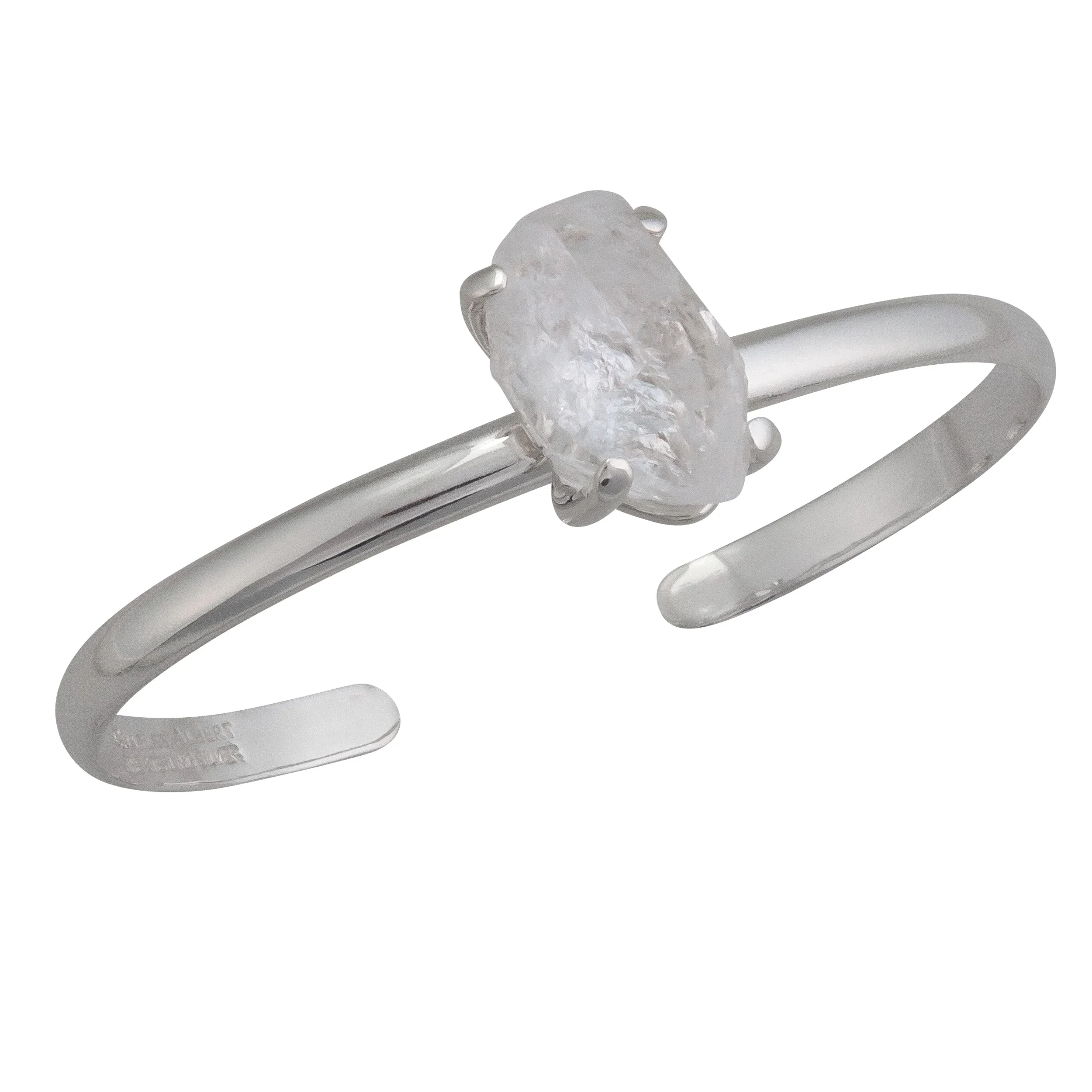 Charles Albert Sterling Silver Herkimer Diamond Mini Cuff.webp