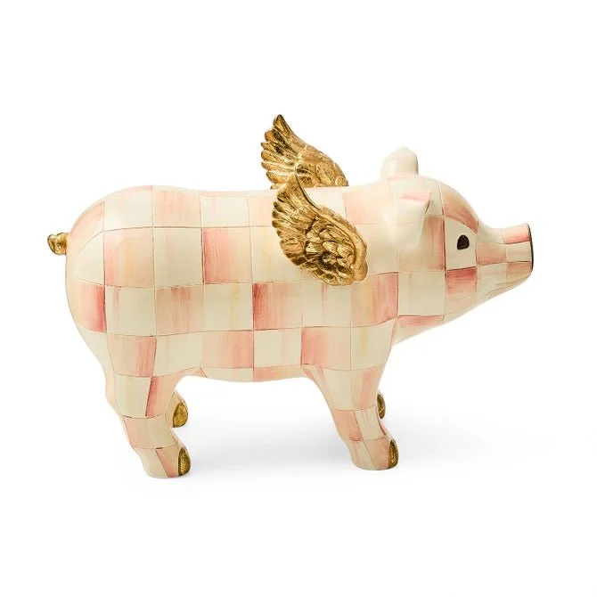 Rosy Check Flying Pig Figurine 2.jpg