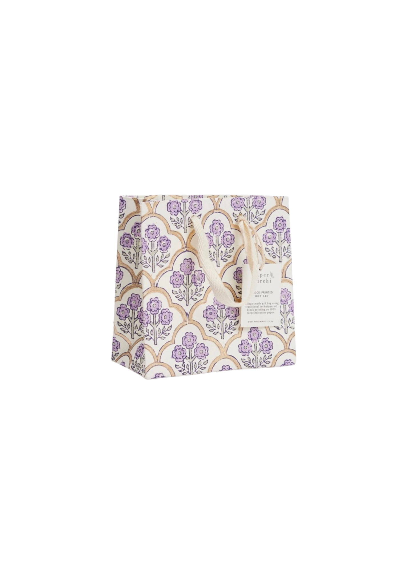 Trellis Lavender Small Gift Bag