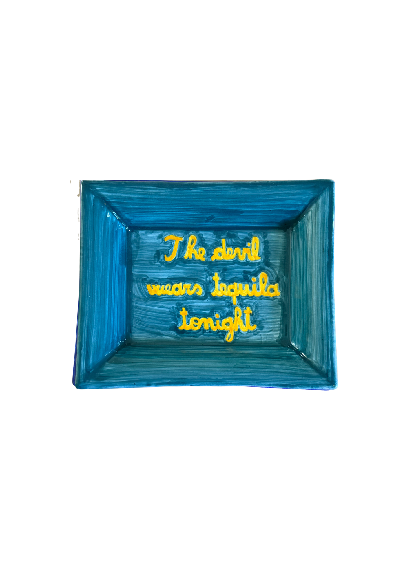 The Devil Wears Tequila Tonight Ceramic Ashtray