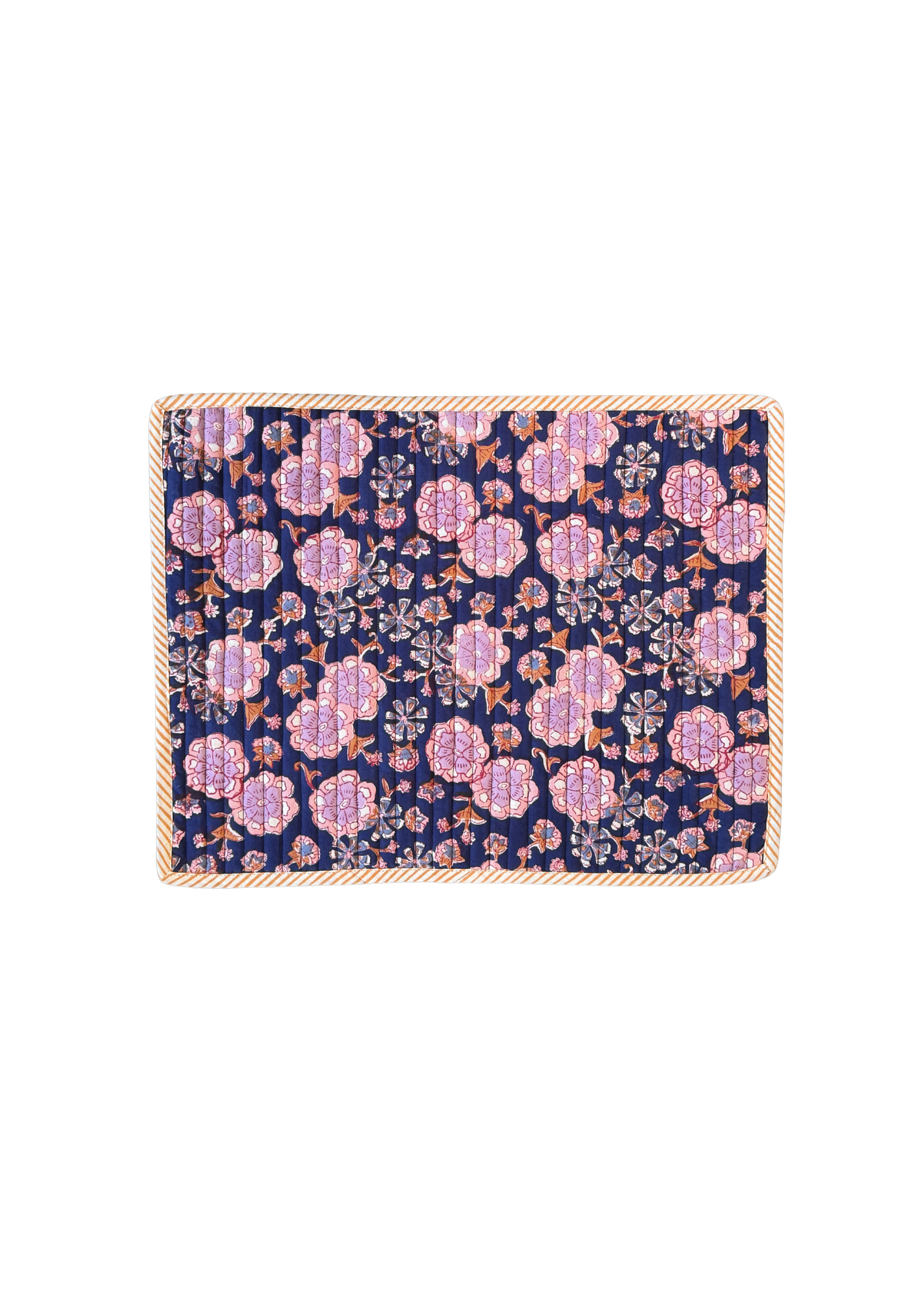 Purple Bloom Quilted Placemat