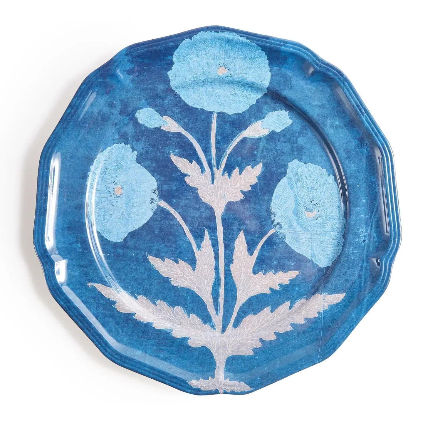Les Indiens Side Plates in Blue – Set of 4