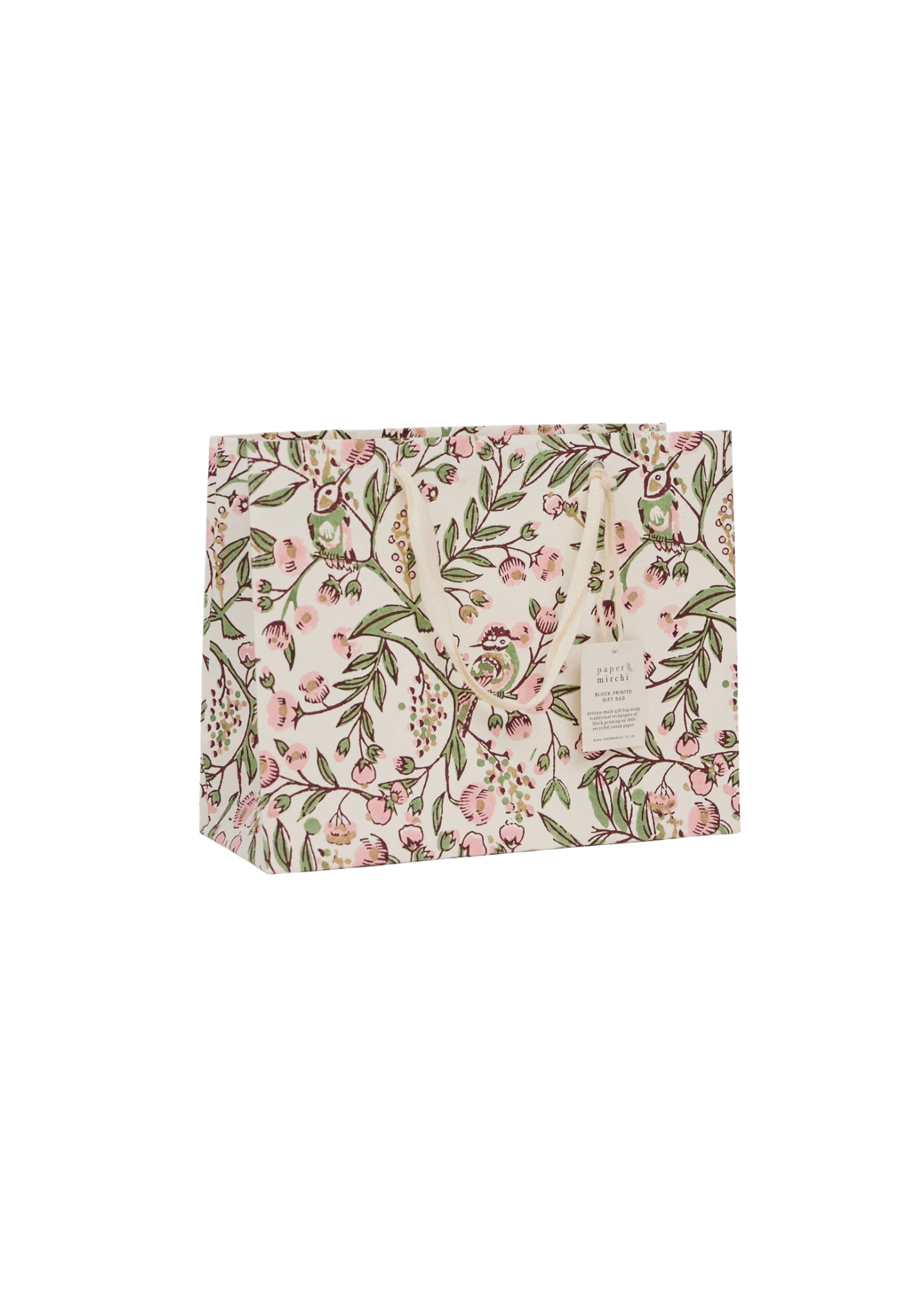 Song Birds Blush Medium Gift Bag