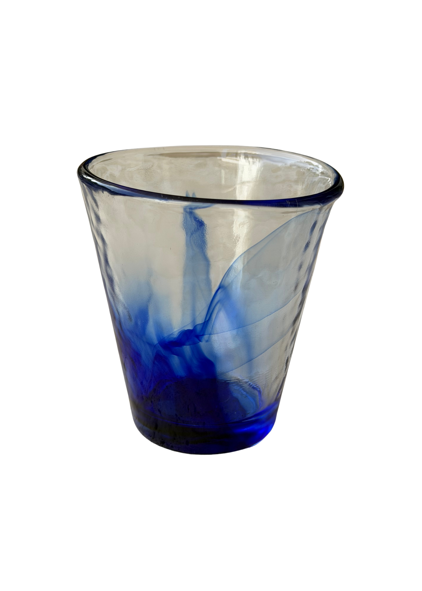 Murano Swirl Cobalt Blue Glass