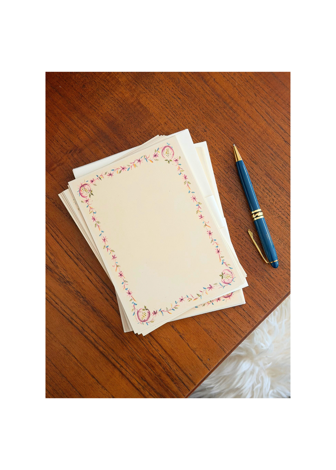 Garden Trellis Menu Stationery Set