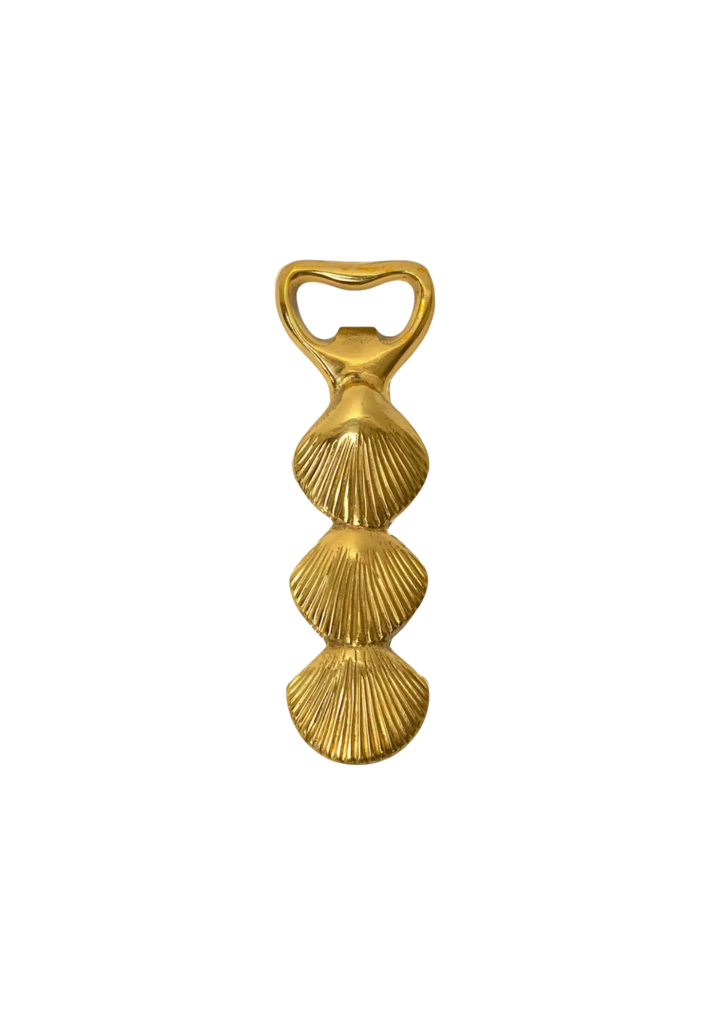 Seashell Brass Bottle Opener