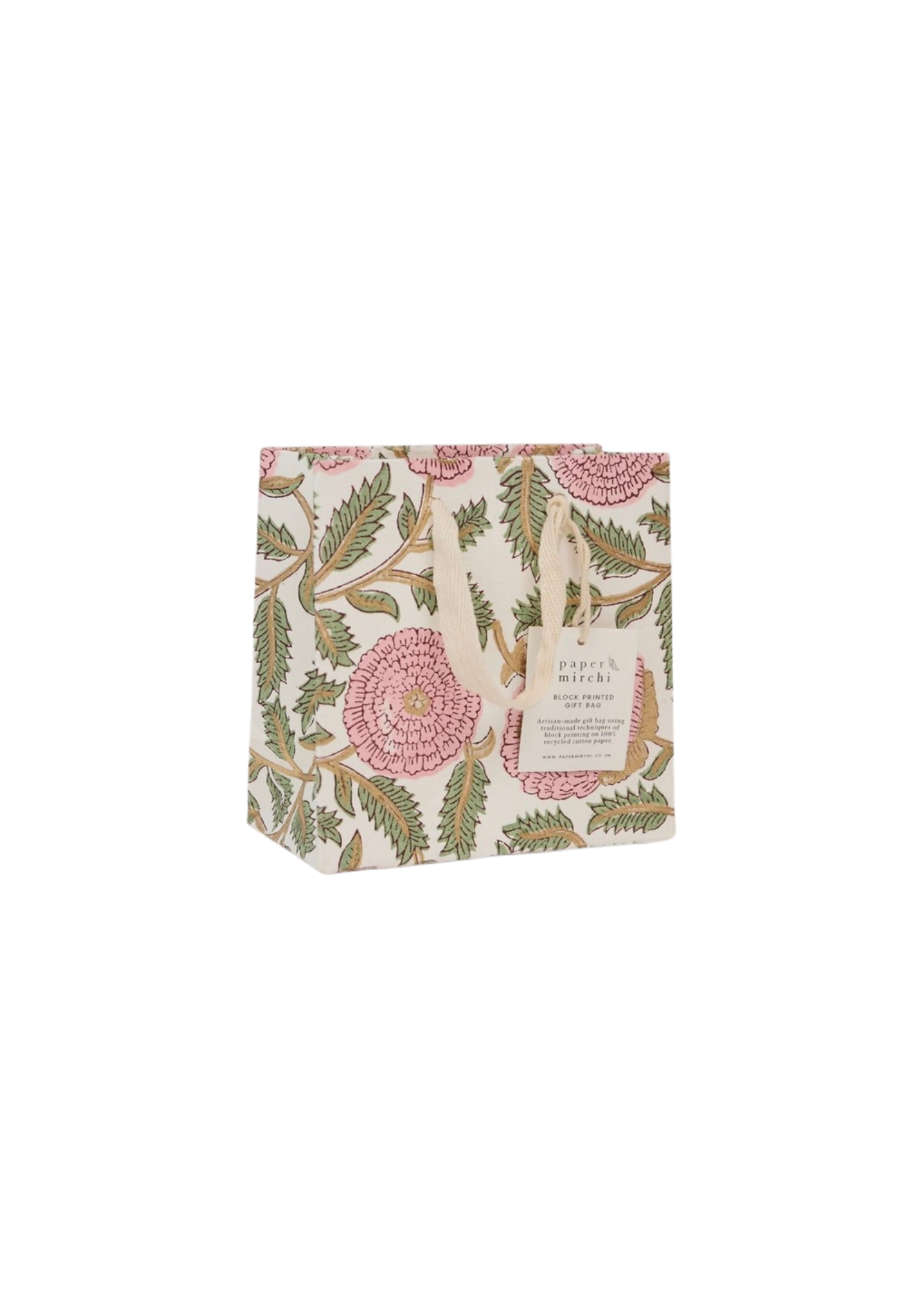 Marigold Glitz Blush Small Gift Bag