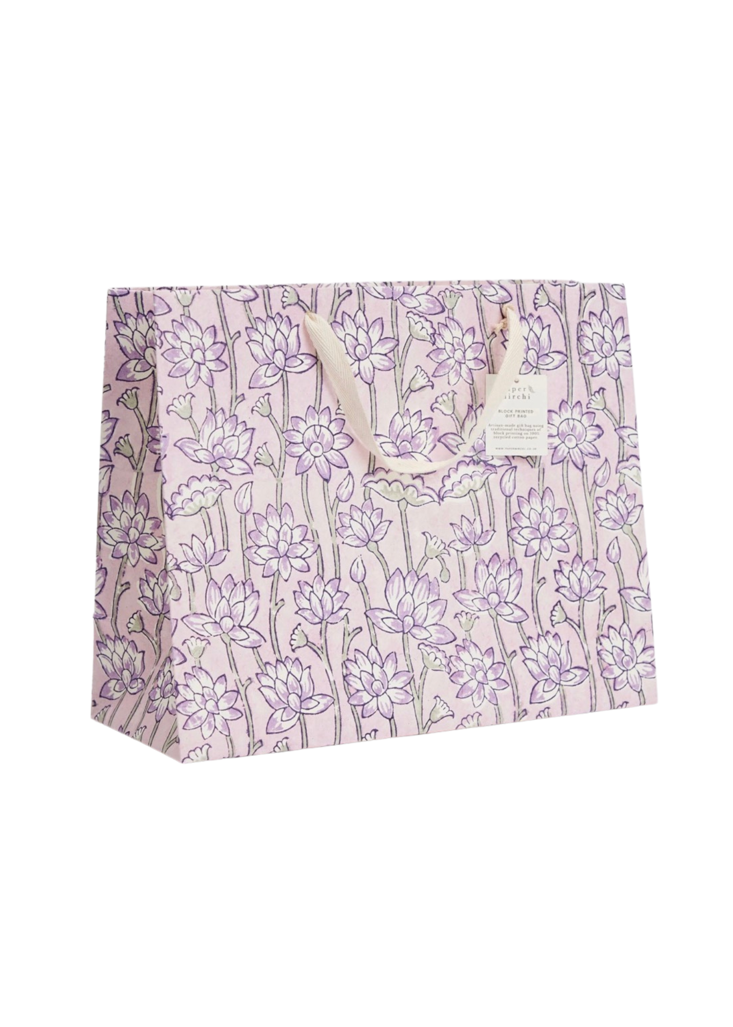 Lotus Lavender Large Gift Bag