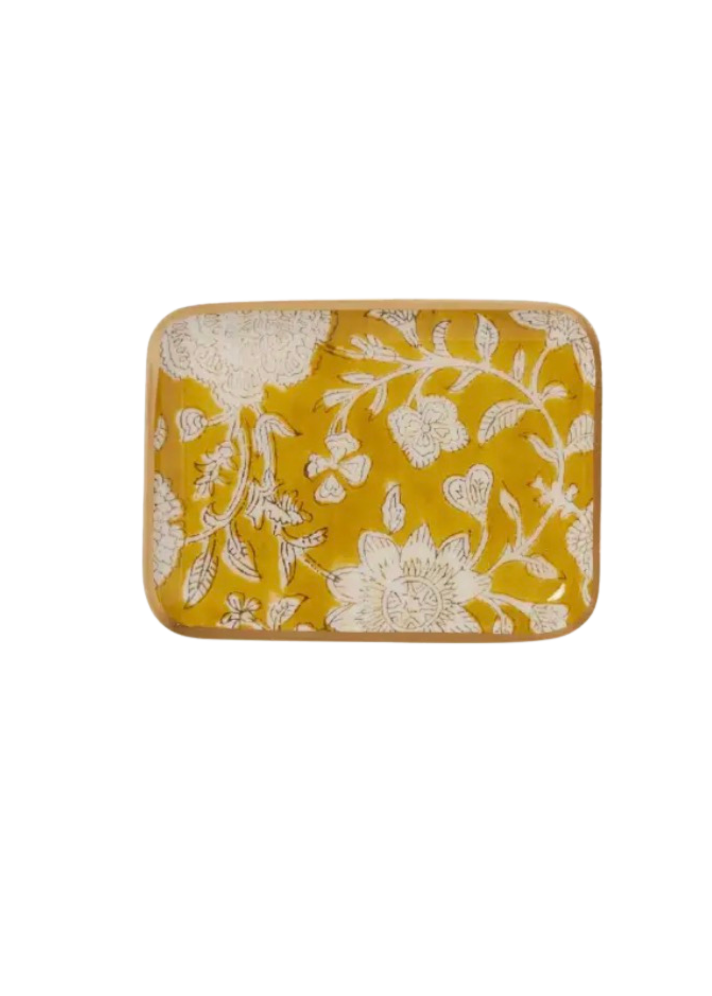 Mustard Flower Trinket Plate