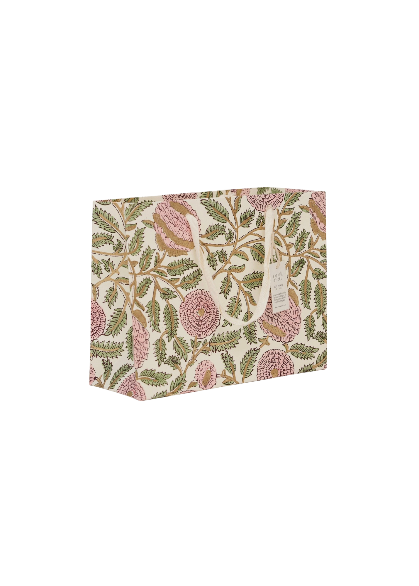 Marigold Glitz Blush Medium Gift Bag