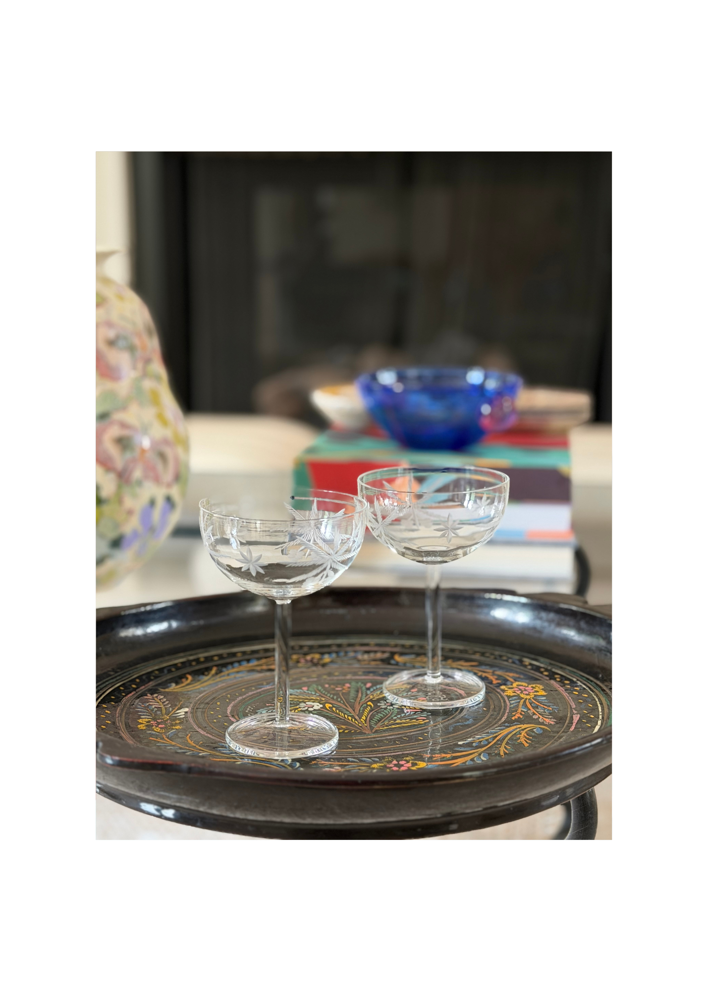 Star Coupe Glasses- Set of 4