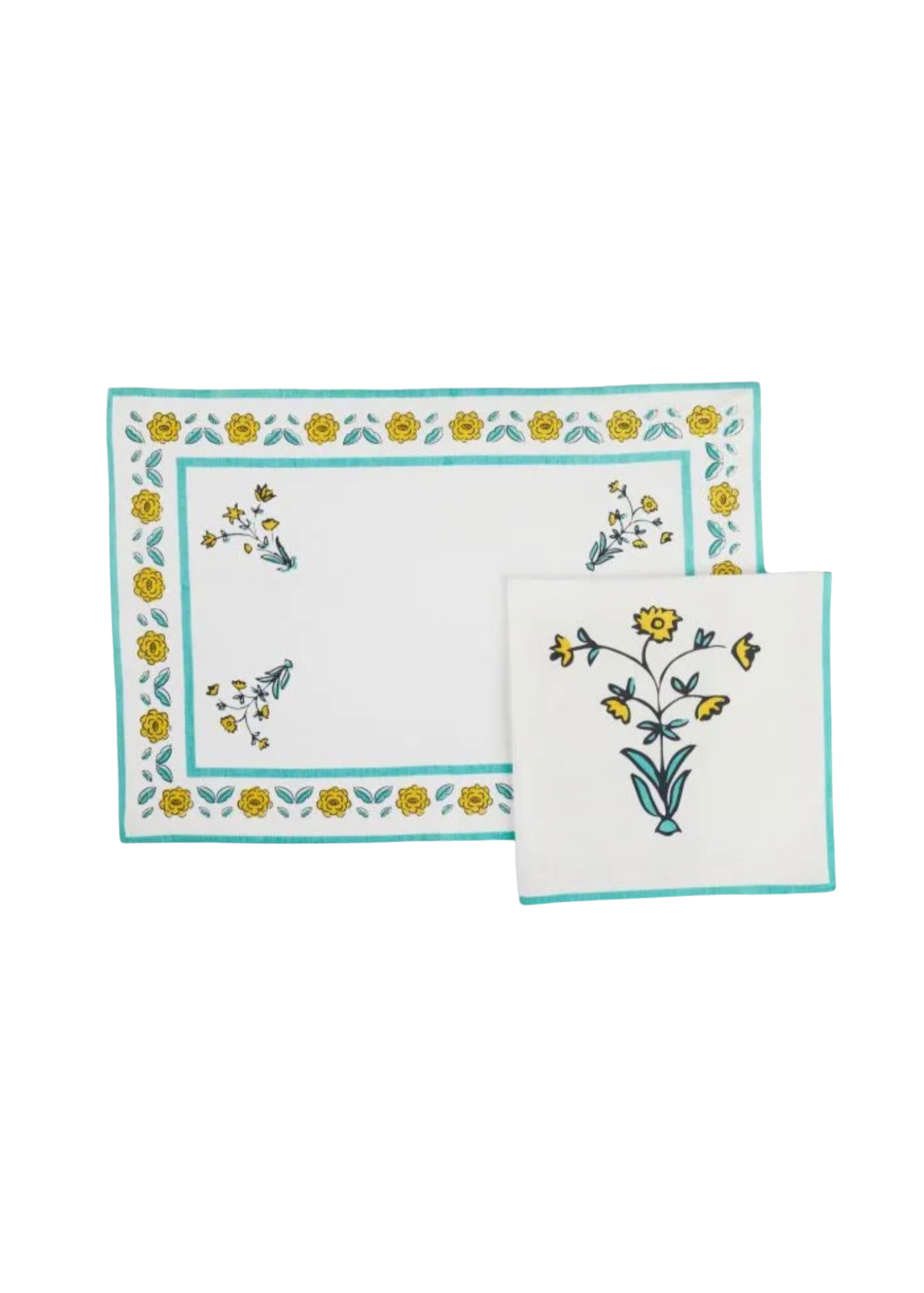 Iznik Pietra Dura Table Linen Set – Set of 4