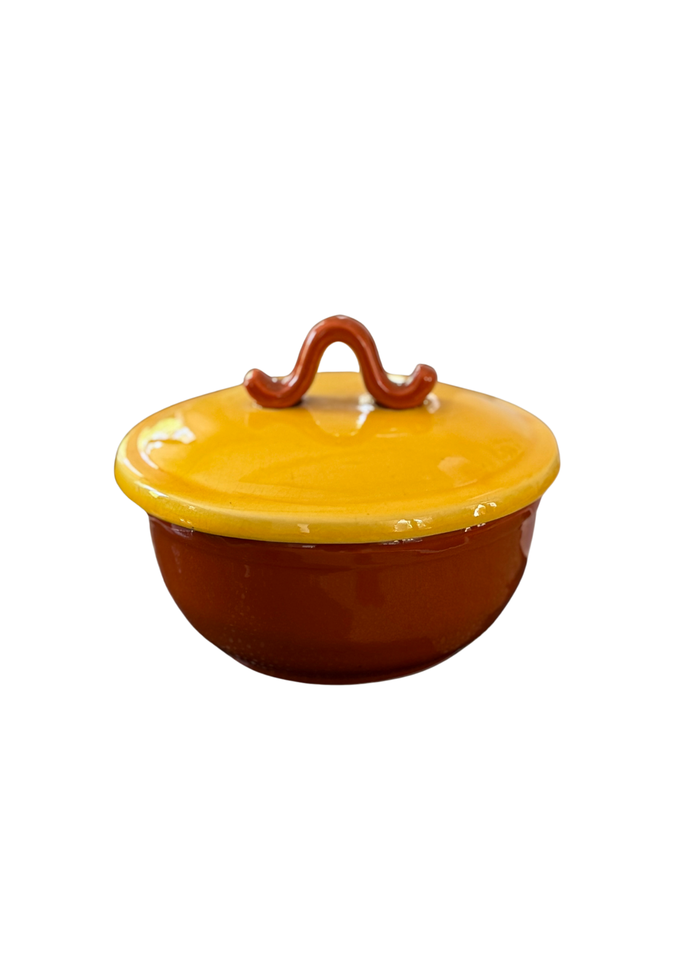 Two-Tone Lidded Candy Dish