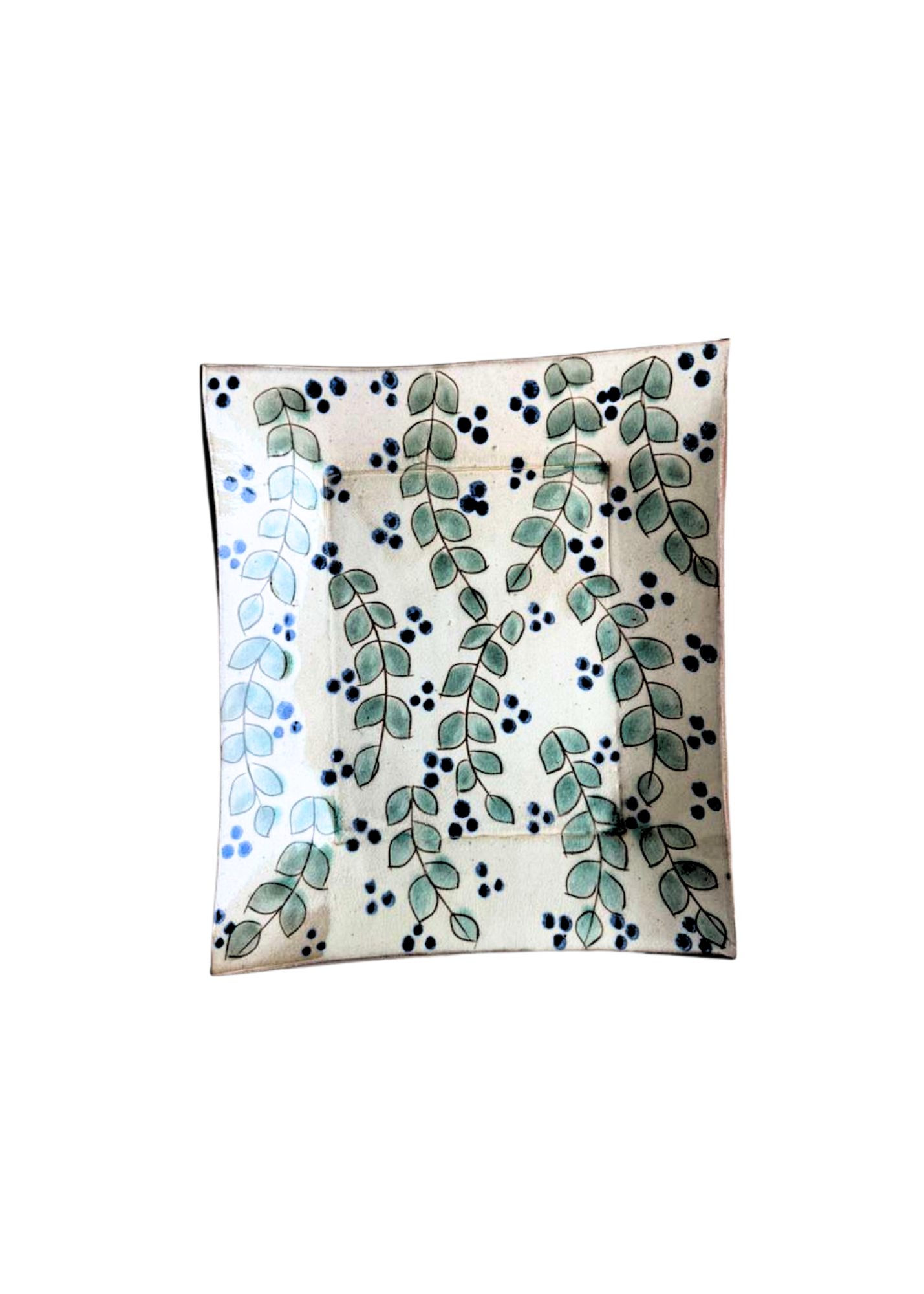 Botanical Vine Ceramic Platter