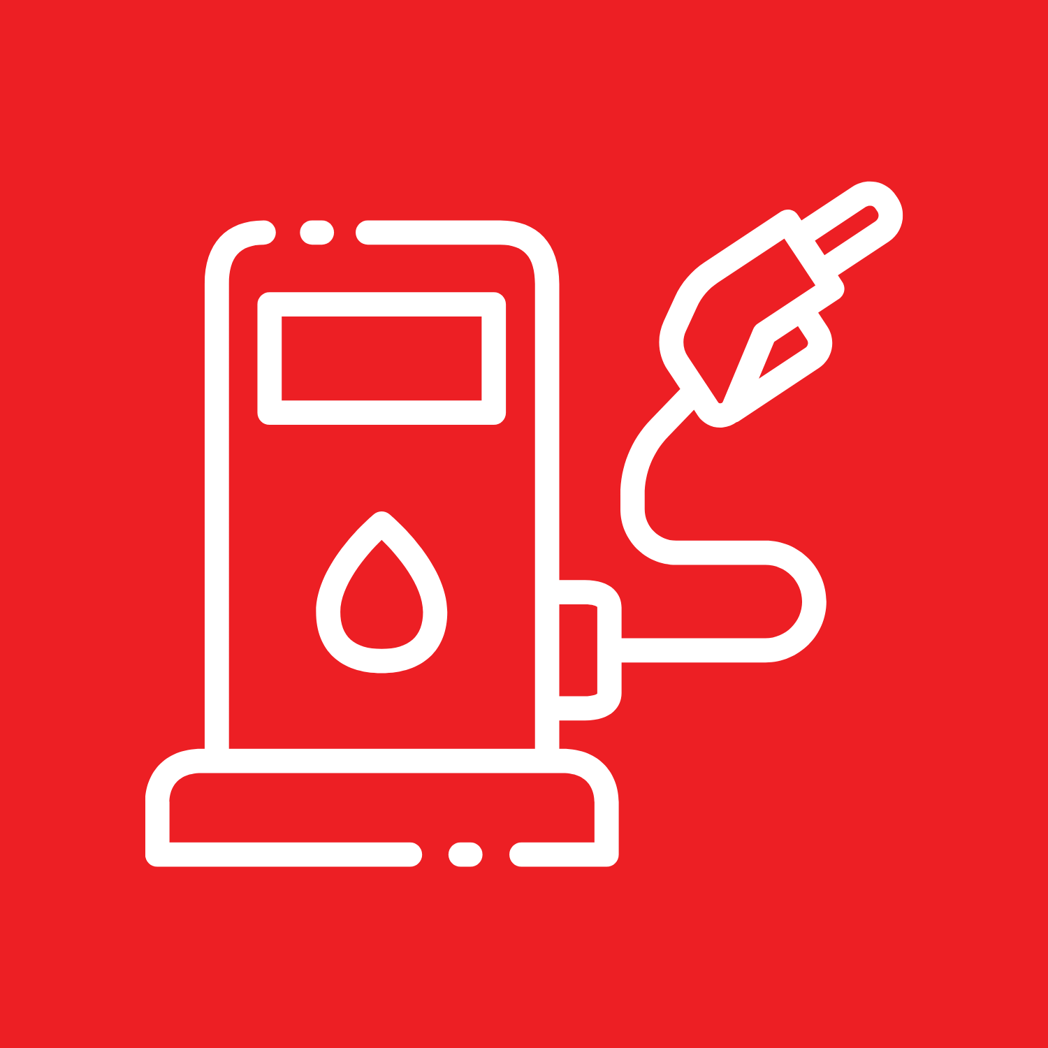 Señal de advertencia para peligro de combustibles o líquidos inflamables.