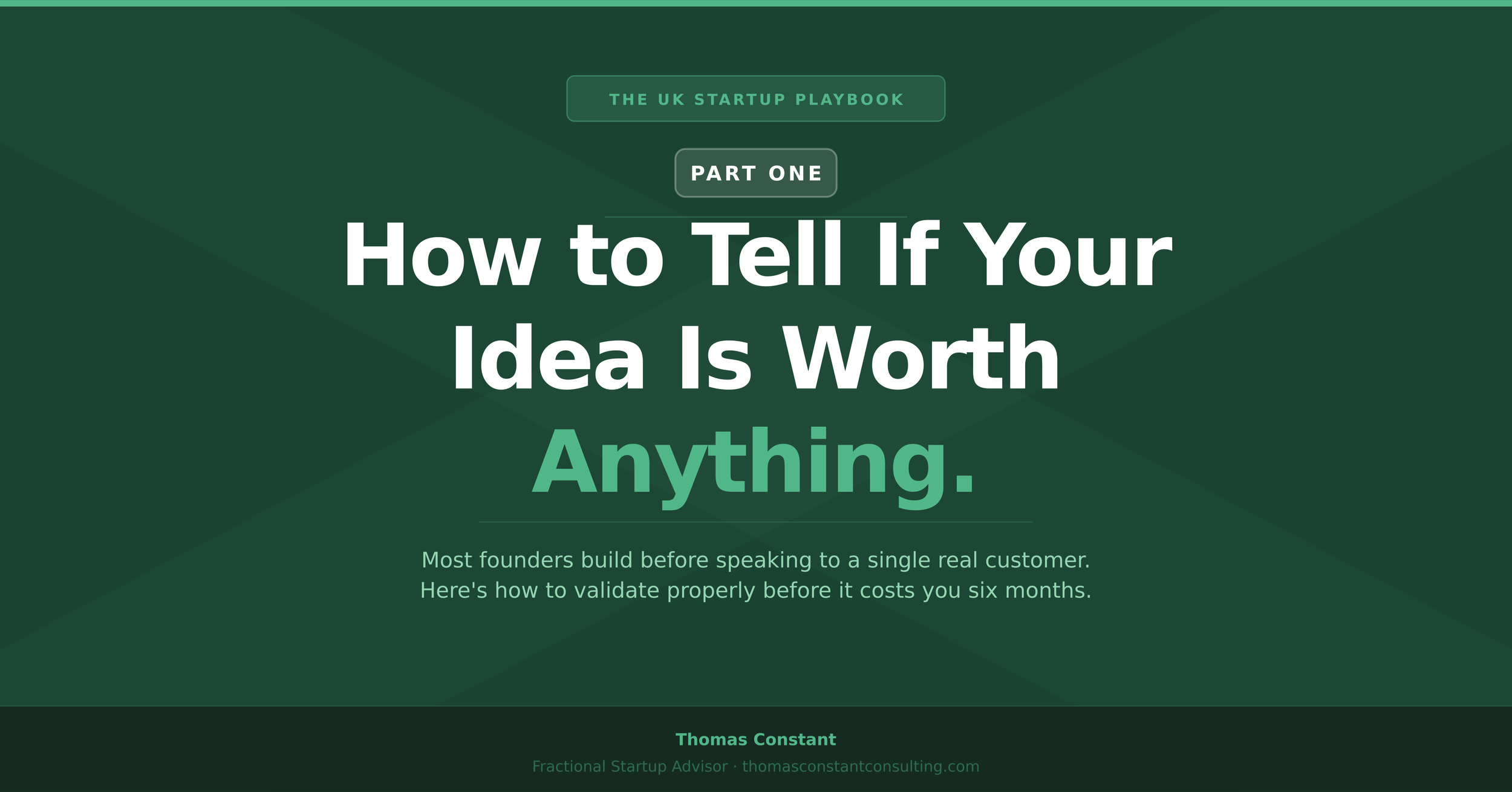 How to Tell If Your Idea Is Worth Anything