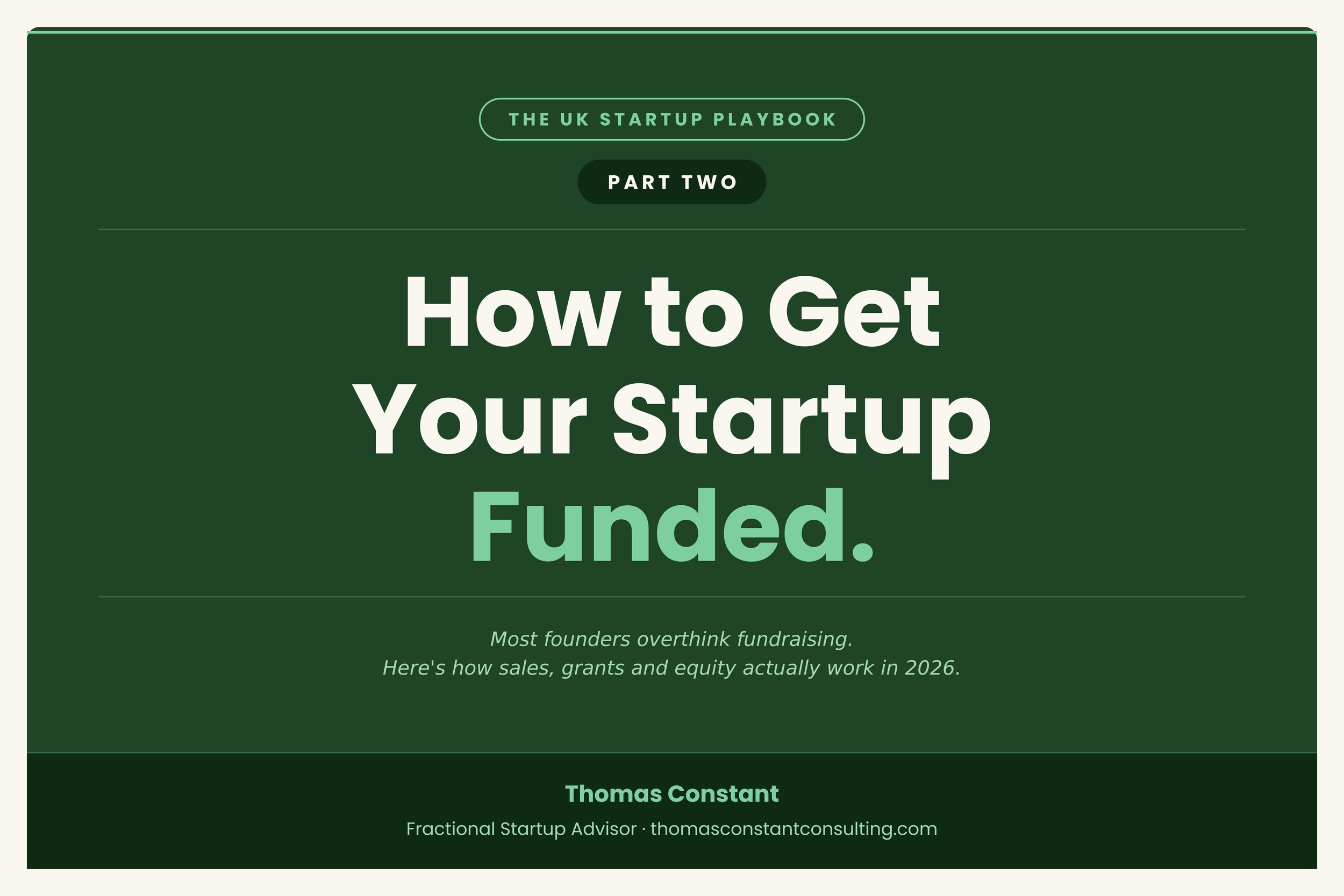 How to Fund your startup