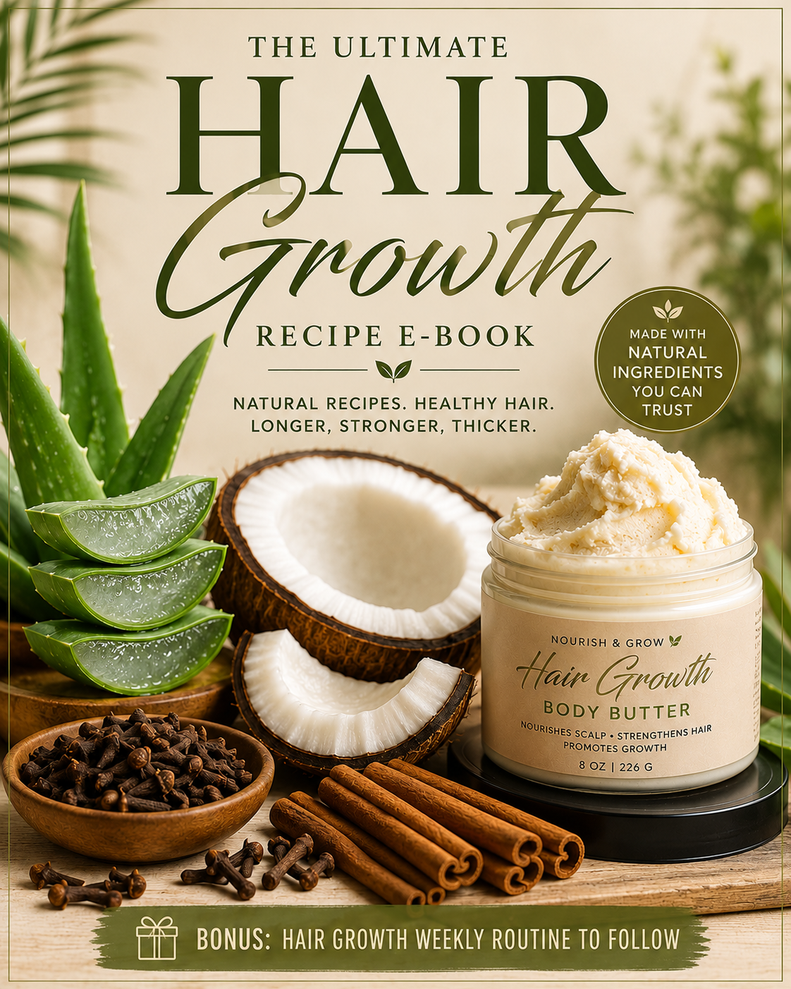 Ultimate Hair Growth Recipe E Book