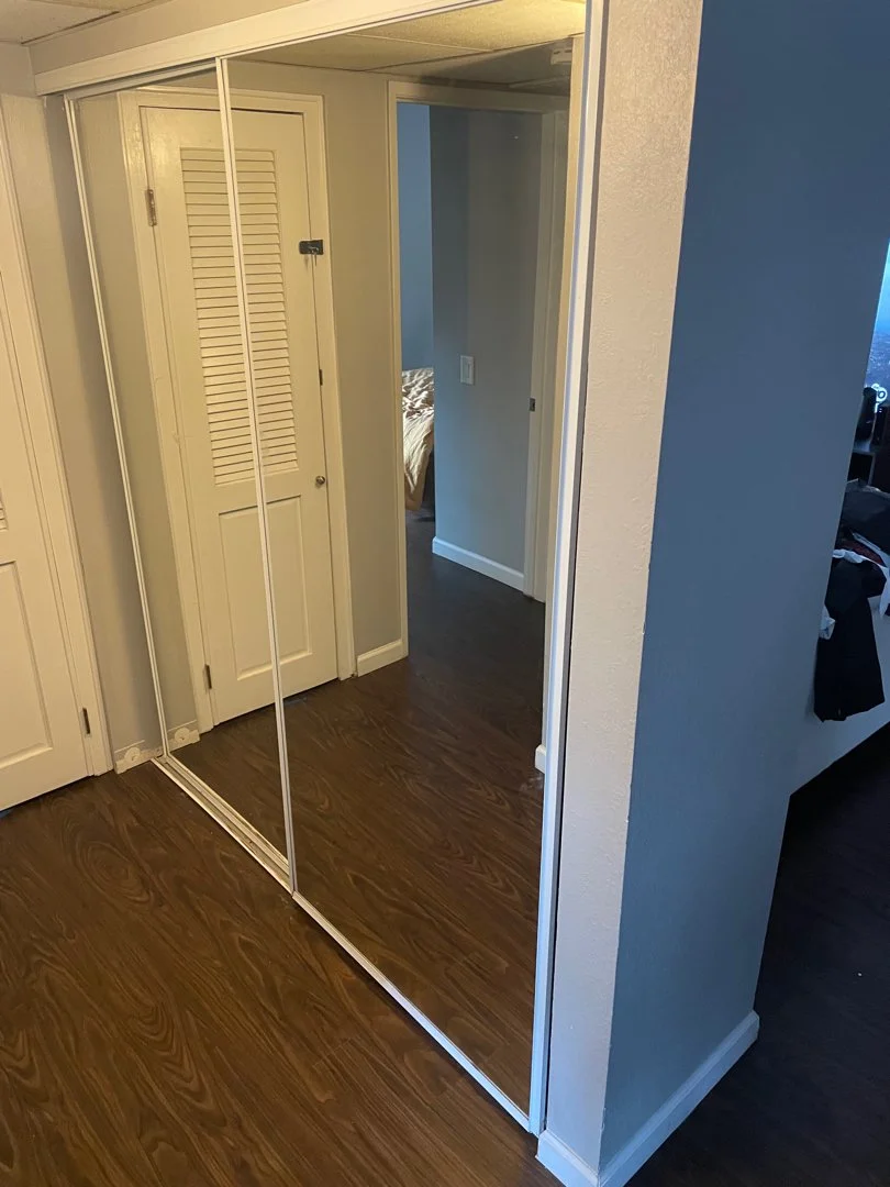 Closet sliding door repaired in San Diego