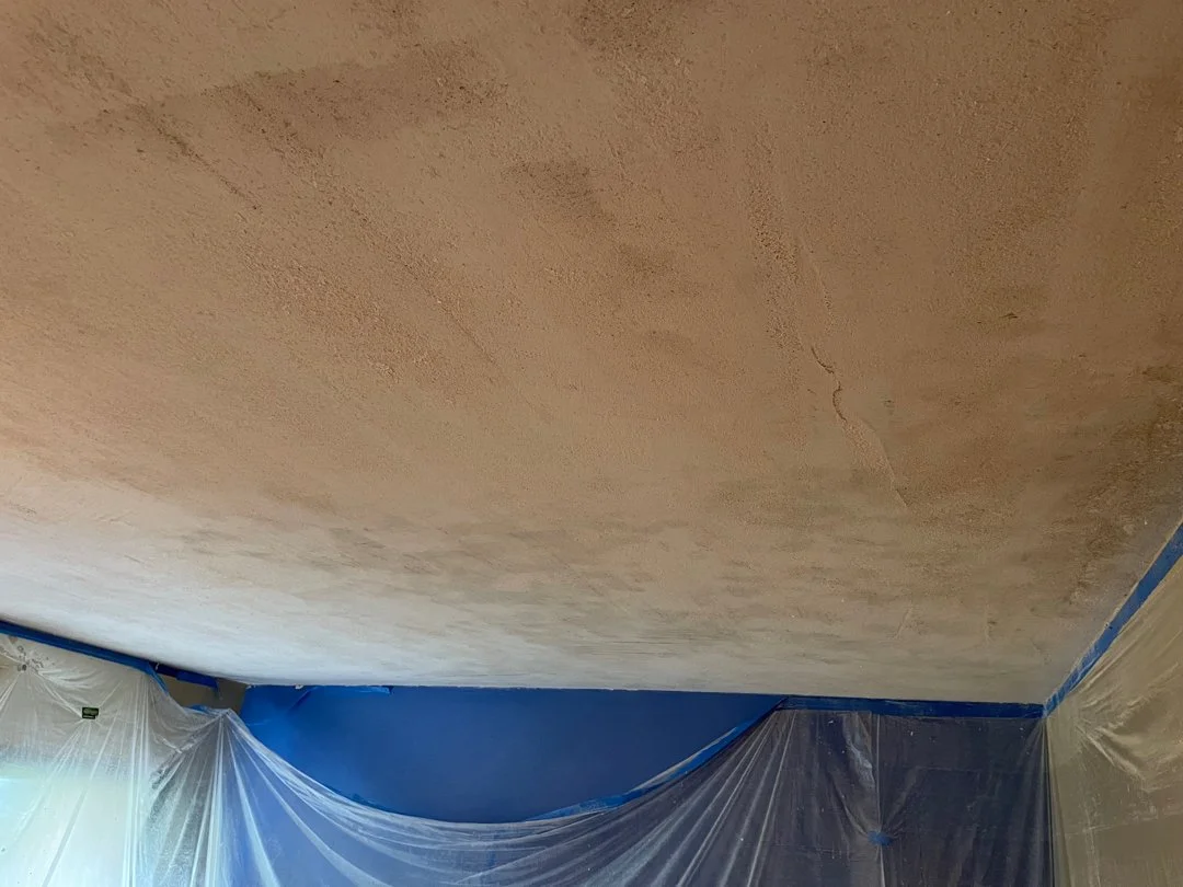 popcorn ceiling professionally scraped by HUGE Handyman in San Diego