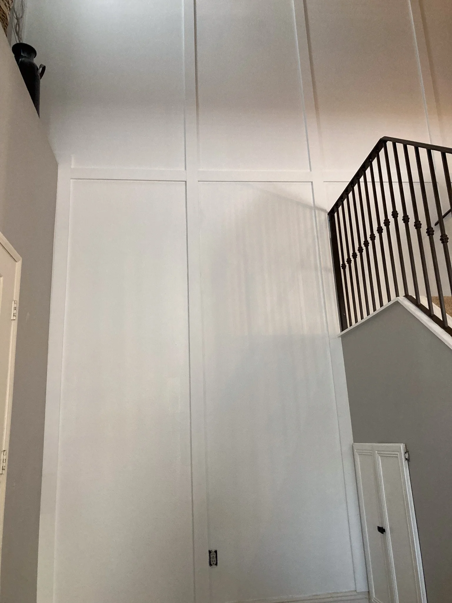 board and batten wall professionally installed by HUGE Handyman in San Diego home