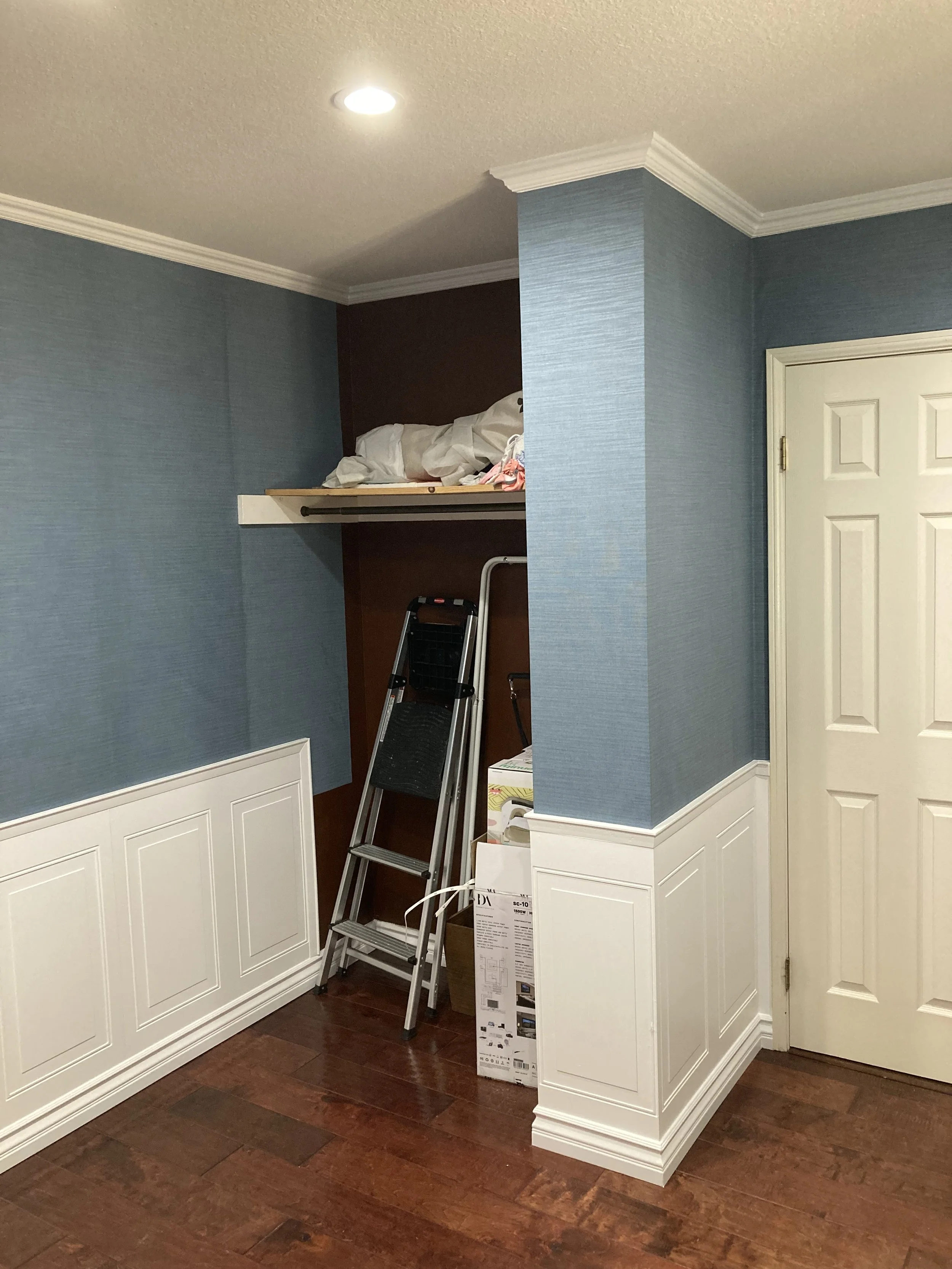crown molding cut and installed by HUGE Handyman in San Diego