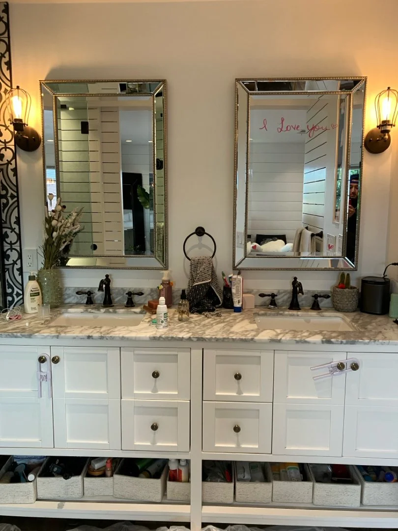 indoor light sconces and faucets installed by HUGE Handyman in San Diego