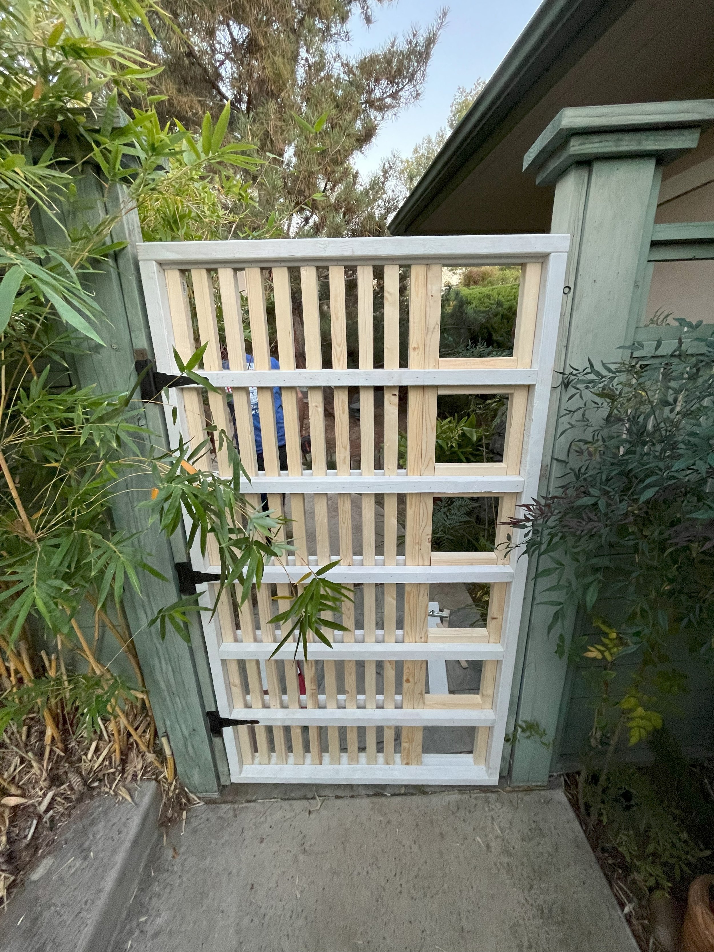 new panel gate professionally installed by HUGE Handyman in San Diego