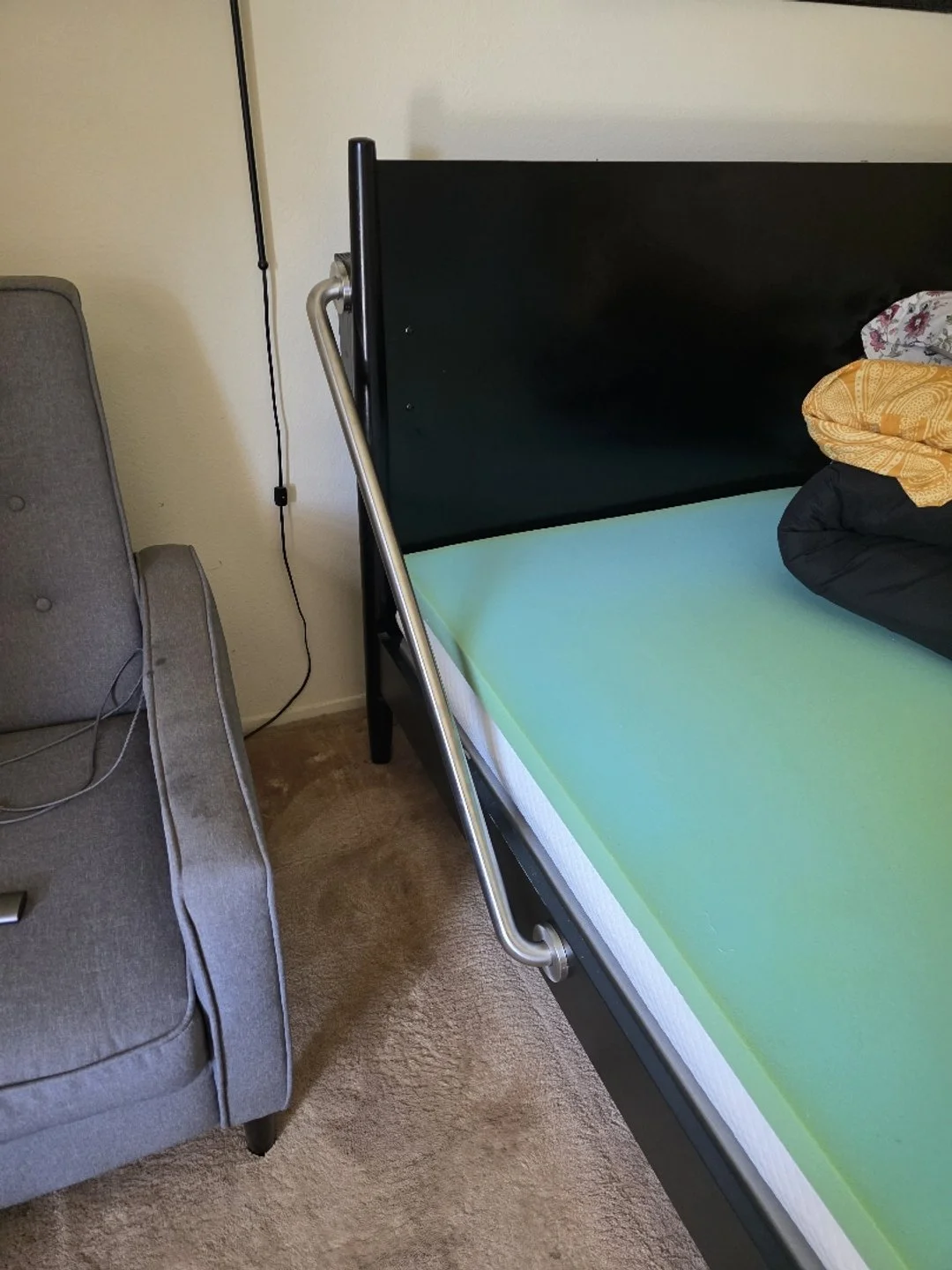 grab bar installed on bed by HUGE Handyman in San Diego