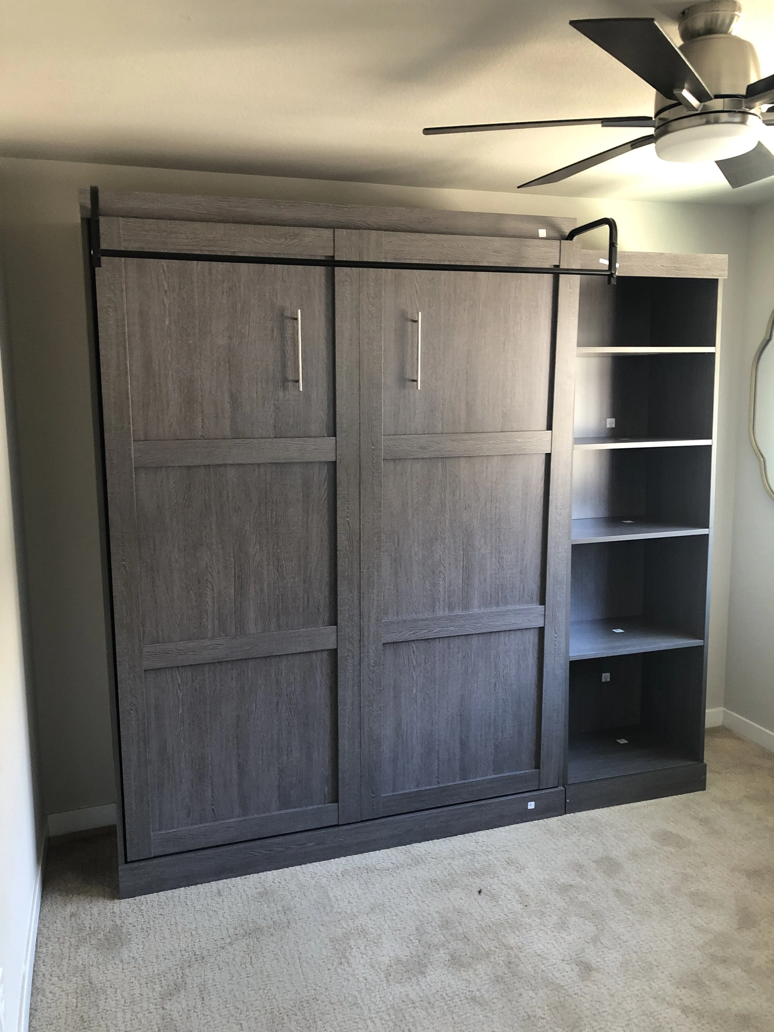 murphy bed/ dresser professionally installed by HUGE Handyman in San Diego
