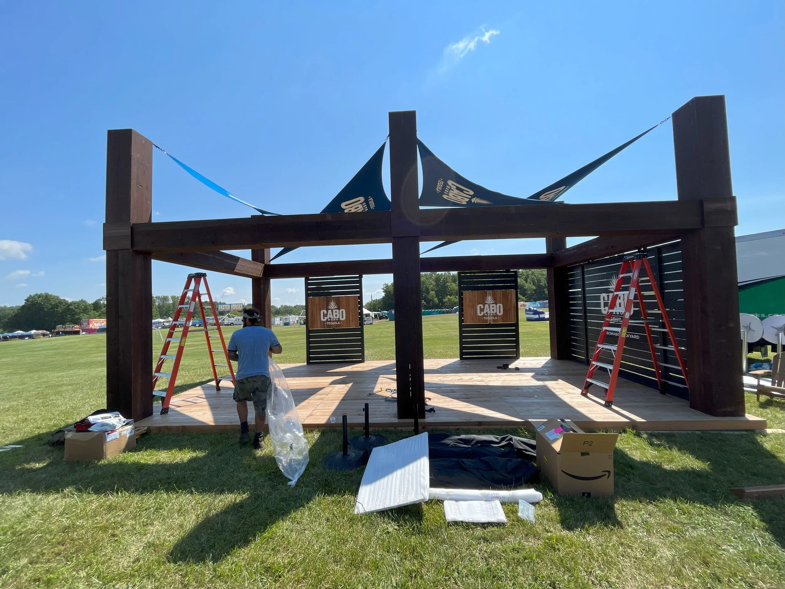 Cabo Wabo event exhibit built by HUGE Handyman in San Diego