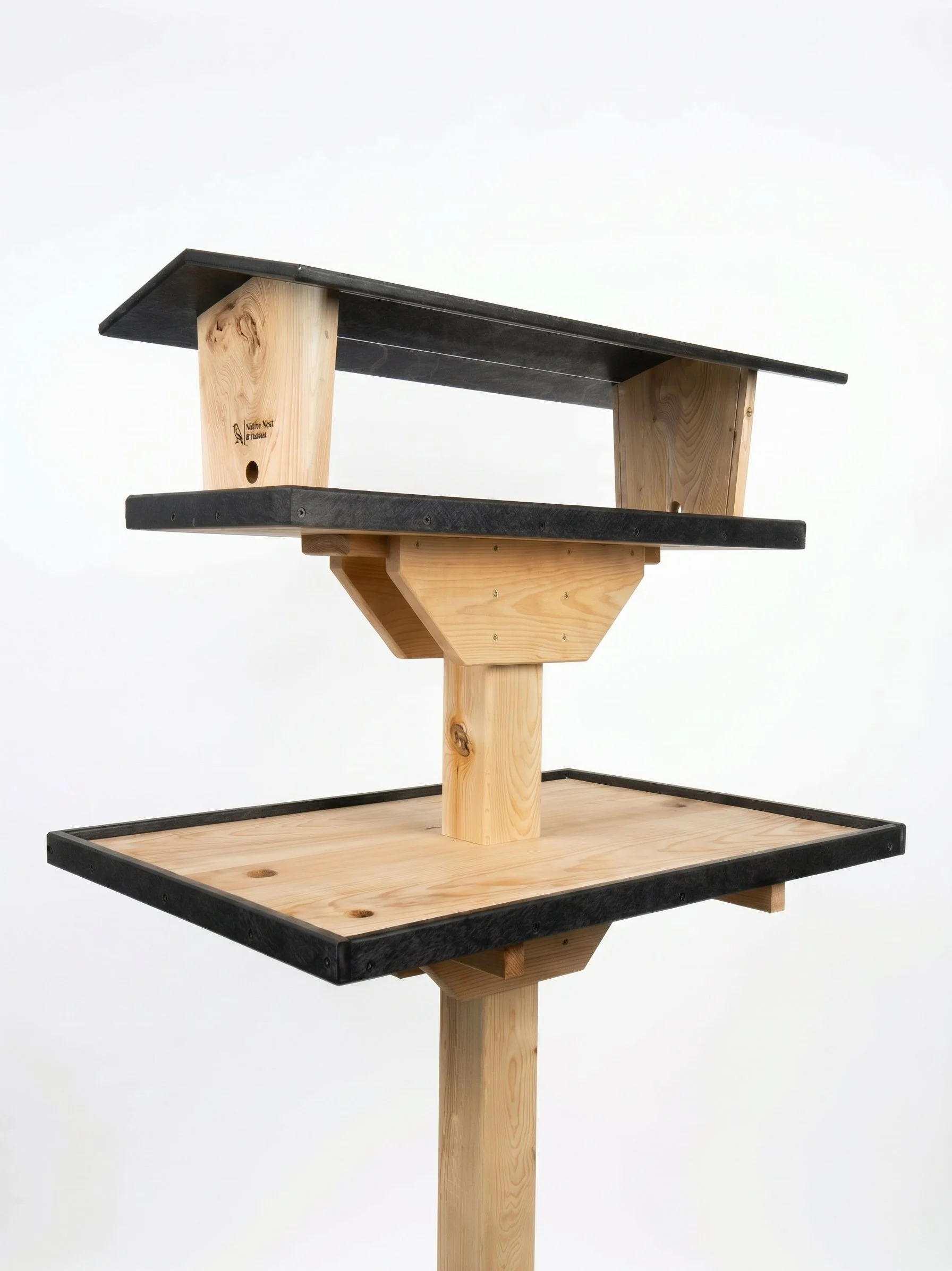 Black Hopper Bird Feeder (Large) *Available for Purchase on October 22nd