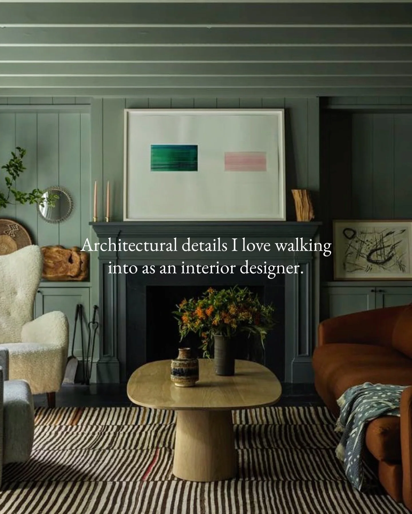 Everyone is chasing double-height ceilings and open-plan everything right now. But the spaces I love most have low ceilings, curved walls, exposed stone. The details that make a room feel held rather than impressive.

#casetteinteriors