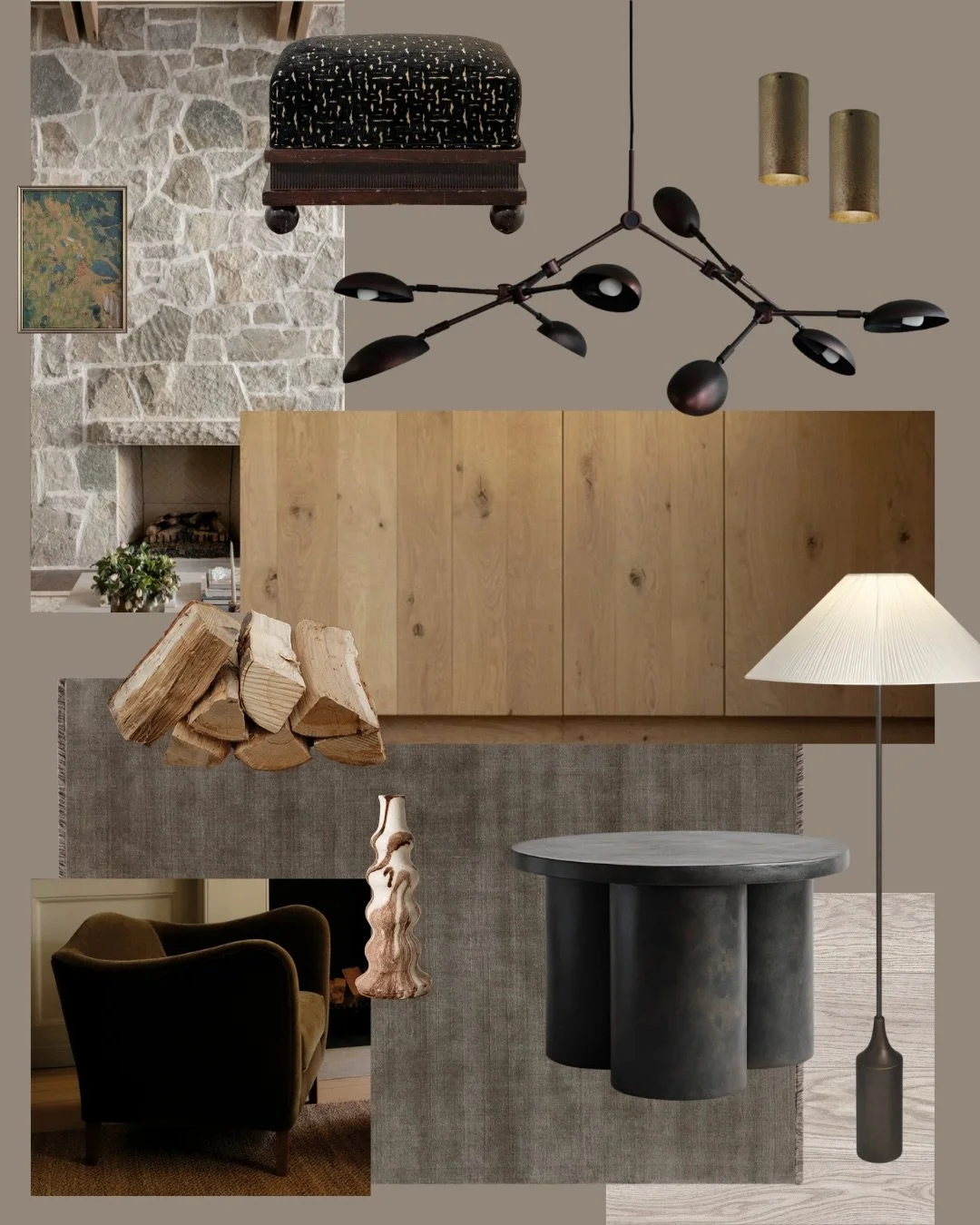This week&rsquo;s moodboard embraces the neutrals, with warm oak, black iron, and soft texture layered together ✨

#casetteinteriors