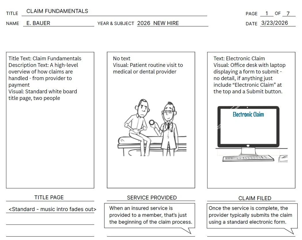 Storyboard to Video
