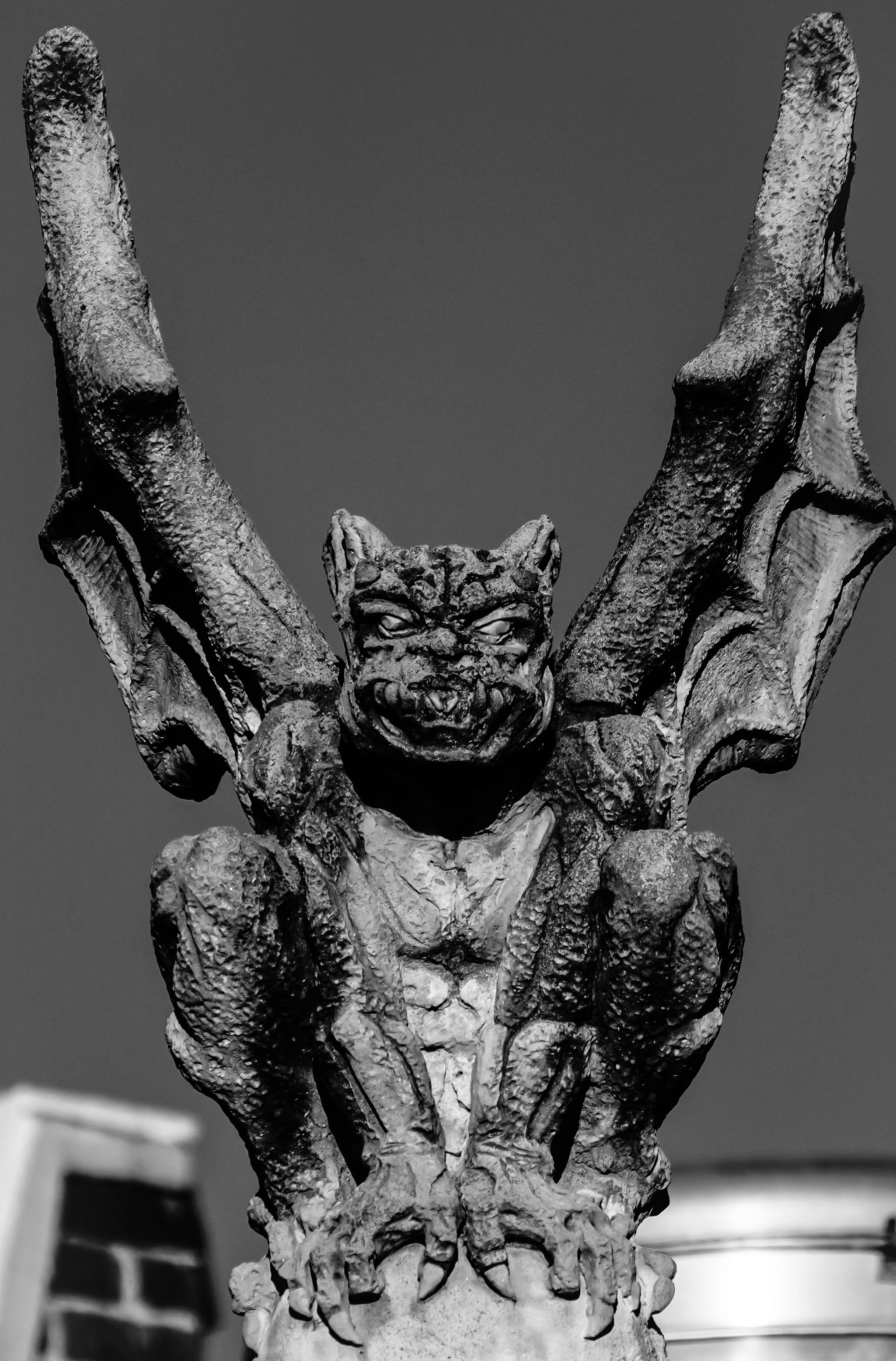 The gargoyle of Main Street