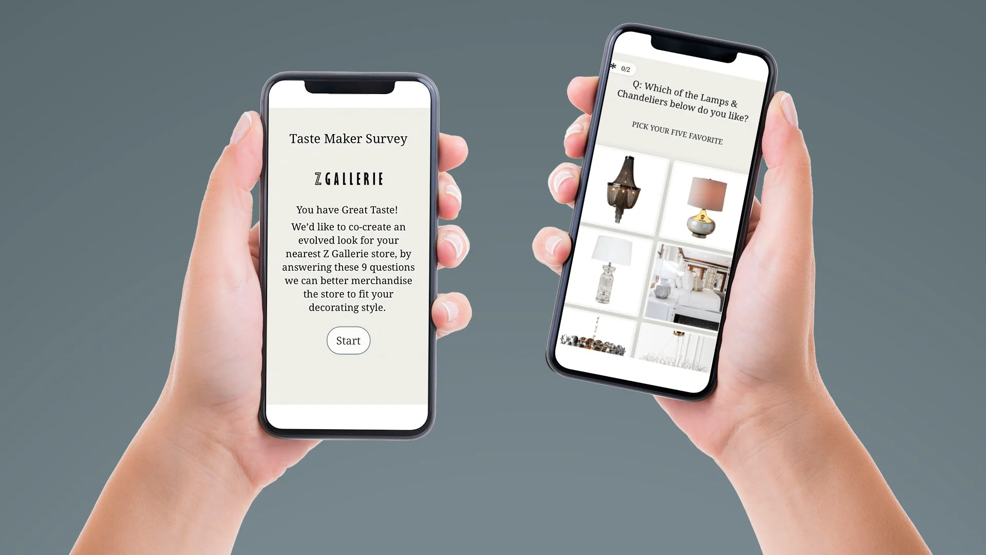 Z Gallerie'23 Customer Persona Quiz