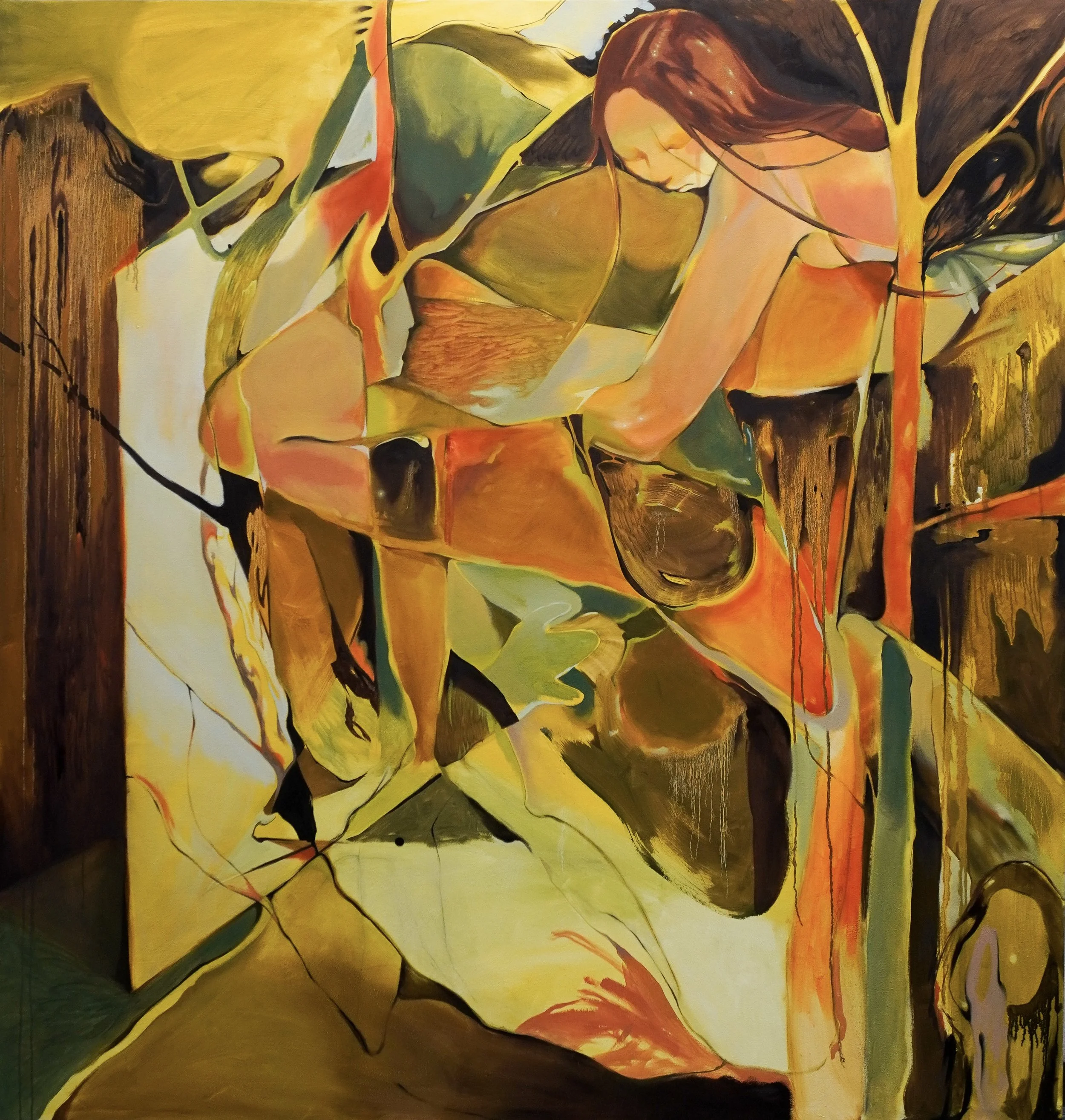 "The Forest II" 6'7"x6' Oil on Canvas. 2026