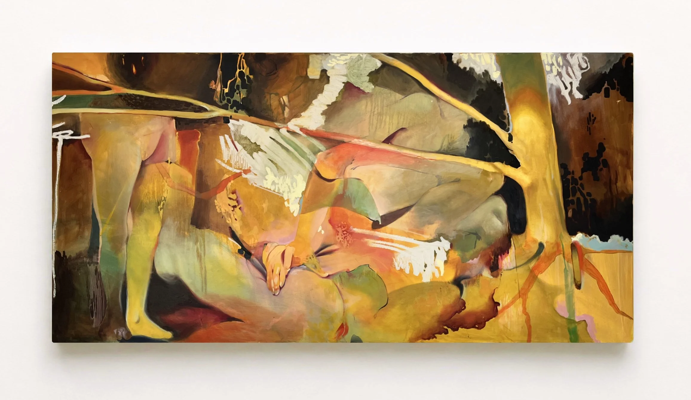 "The Forest I" 33x72" Oil on Canvas. 2025