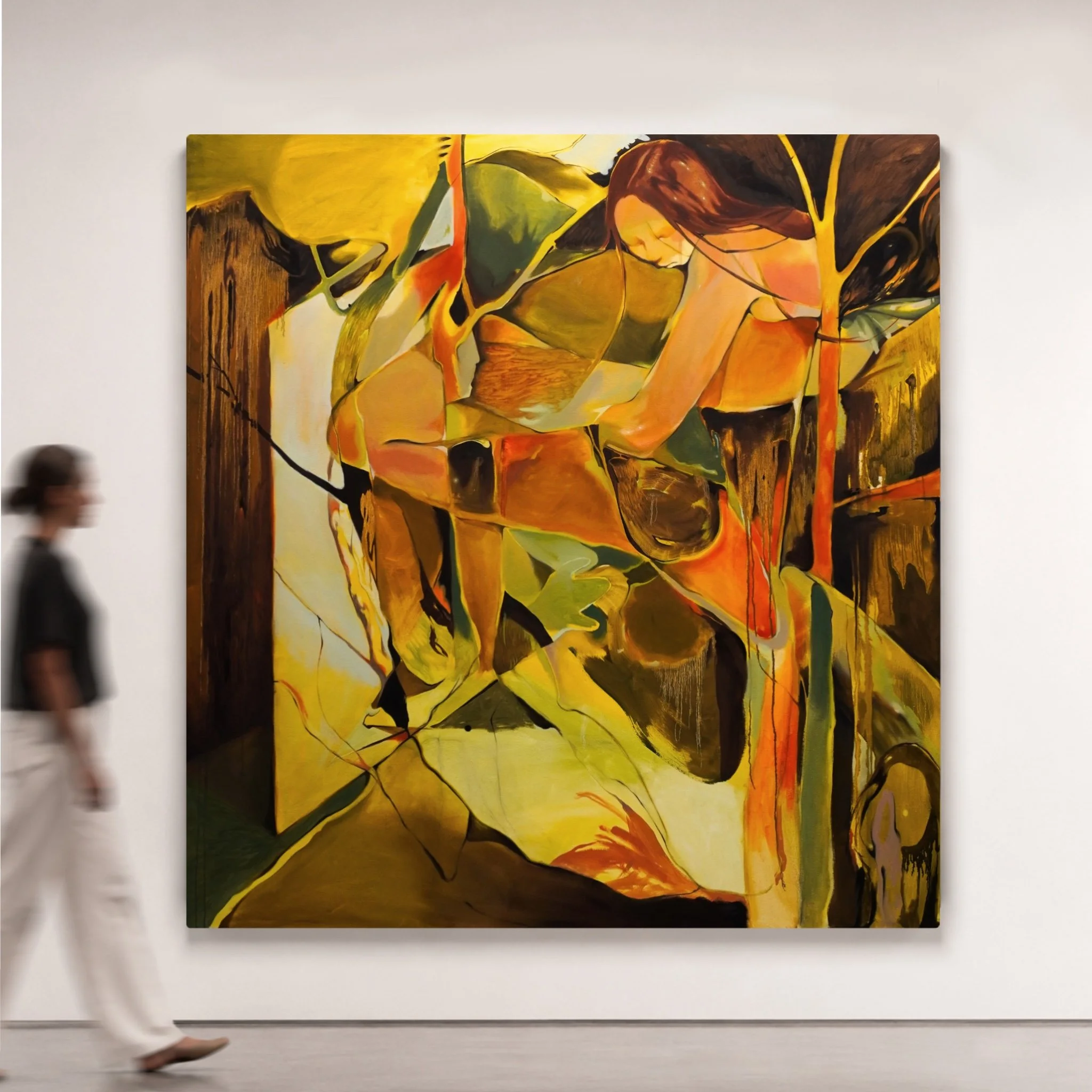 "The Forest II" 6'7"x6' Oil on Canvas. 2026