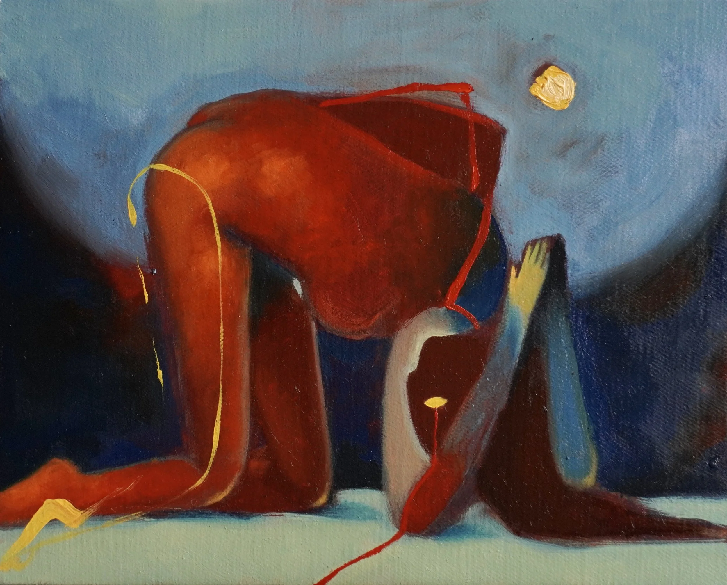 "Fascination" 8x10" Oil on canvas. 2025