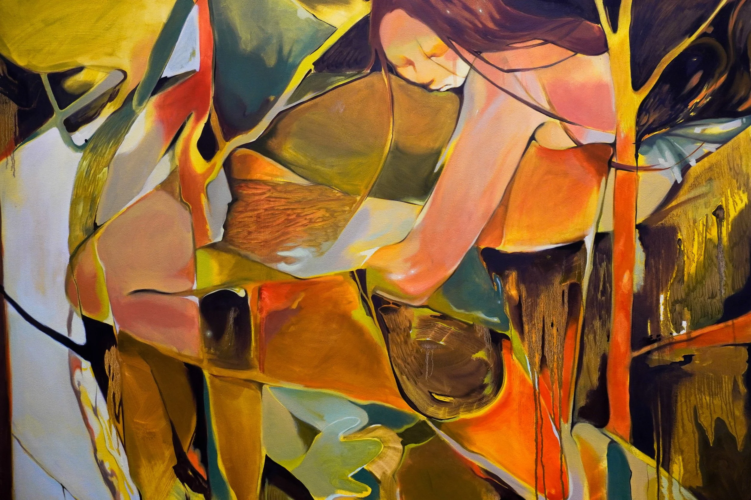 "The Forest II" 6'7"x6' Oil on Canvas. 2026