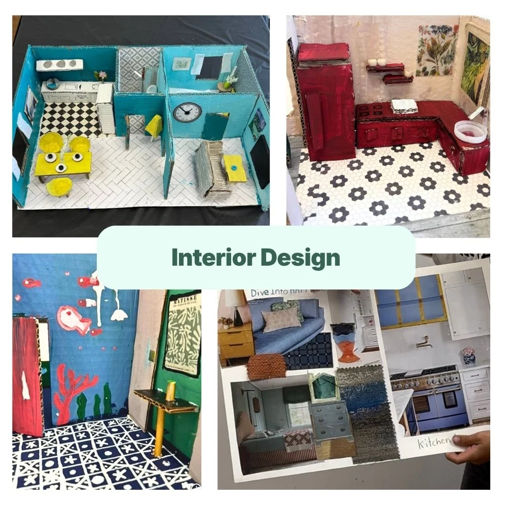 July 20–24 — Interior Design Camp Week (ages 9+)