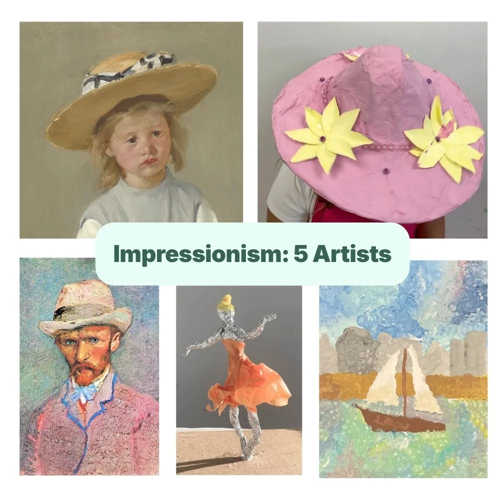 August 17–21 — Impressionism: 5 Artists (ages 7+)